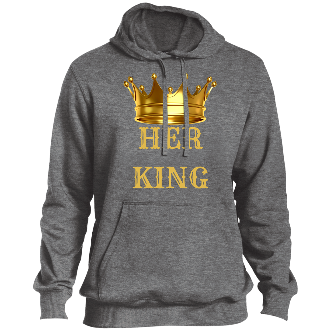 HER KING HOODIE ( Couples options his and hers )
