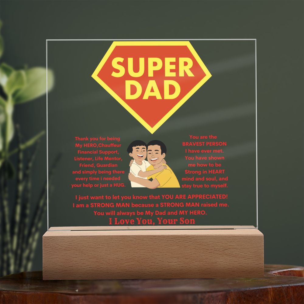 TO DAD FROM SON