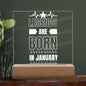 LEGENDS ARE BORN IN JANUARY