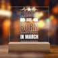 LEGENDS ARE BORN IN MARCH