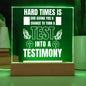 TURN YOUR TEST INTO A TESTIMONY