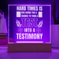 TURN YOUR TEST INTO A TESTIMONY