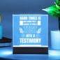 TURN YOUR TEST INTO A TESTIMONY
