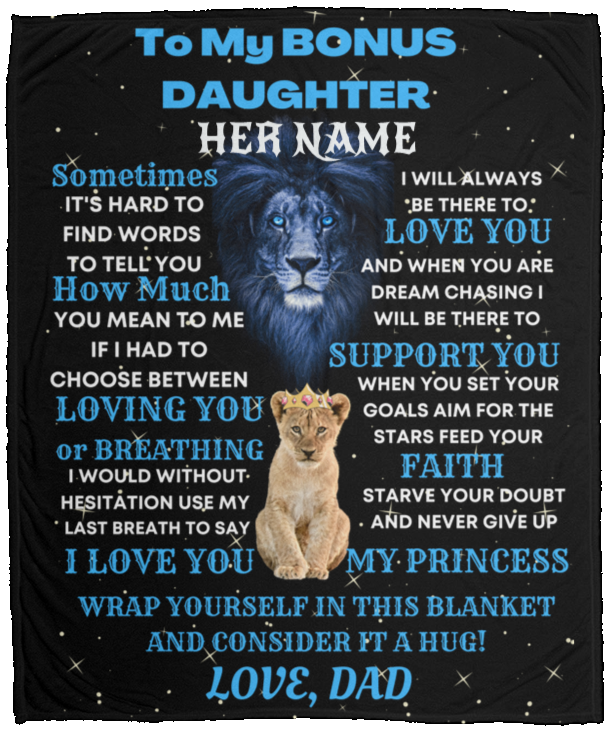 BONUS DAUGHTER (custom name)50X60