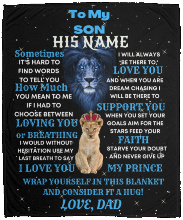 My Son (custom name)- 50x60