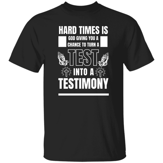 TURN A TEST INTO A TESTIMONY