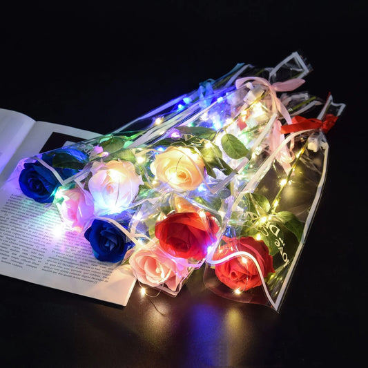 Enchanting LED Rosettes 1pcs (Led Flash Handhel) for Valentine's Day