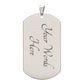 Philippians 4:13 Dog Tag