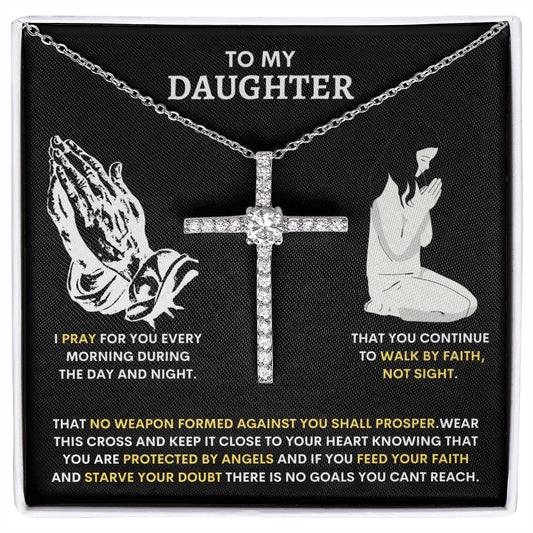 PRAY FOR DAUGHTER CROSS