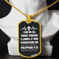 Philippians 4:13 Dog Tag