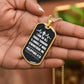 Philippians 4:13 Dog Tag