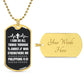 Philippians 4:13 Dog Tag
