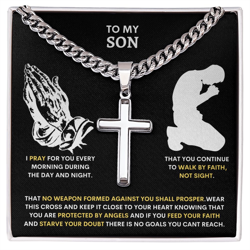 PRAY FOR SON CROSS