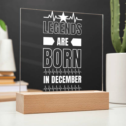 LEGENDS ARE BORN IN DECEMBER