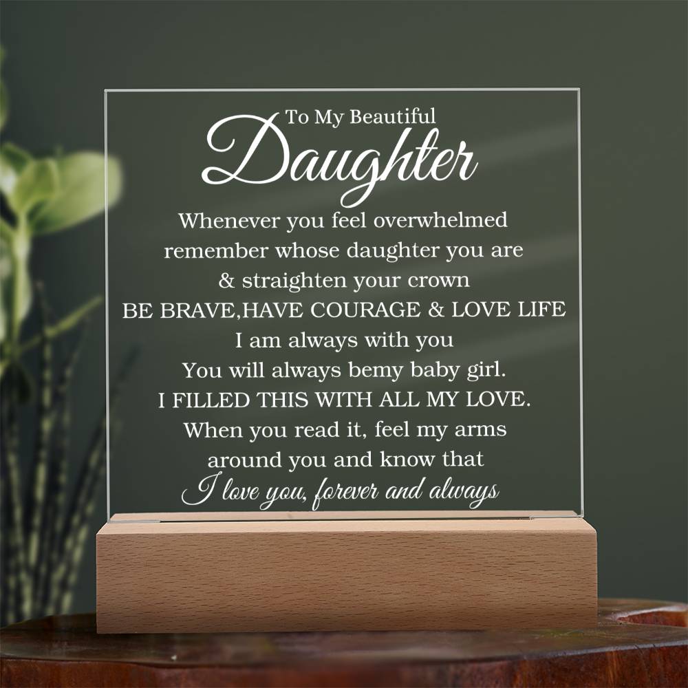 TO MY BEAUTIFUL DAUGHTER