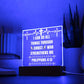 Philippians 4:13 Acrylic Plaque!