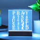 PRAY WOOD/LED