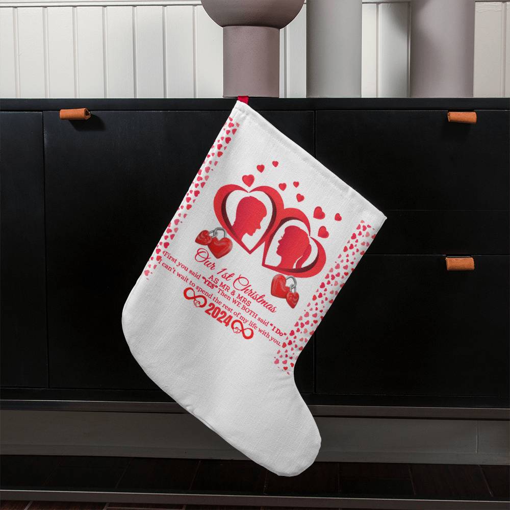 our 1st christmas married stocking 2024