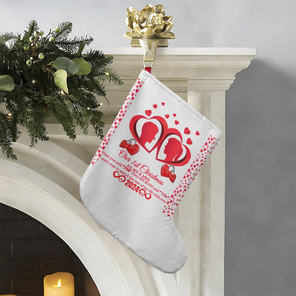 our 1st christmas married stocking 2024