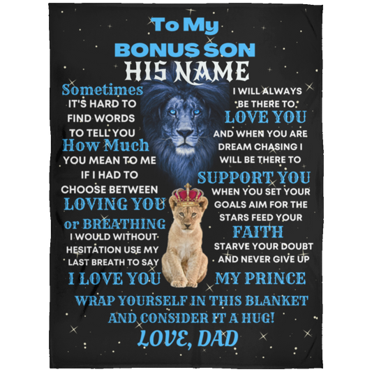 BONUS SON (custom name) 60x80