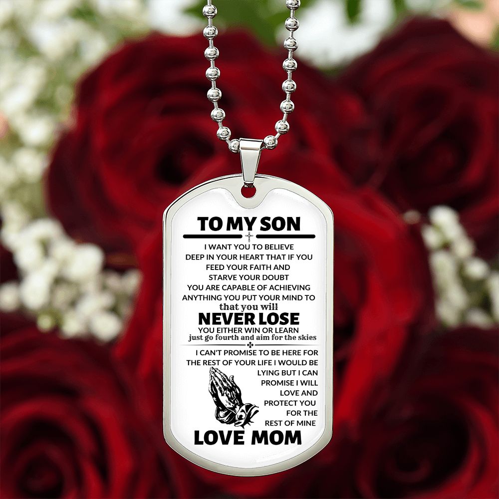 TO MY SON (FROM MOM)