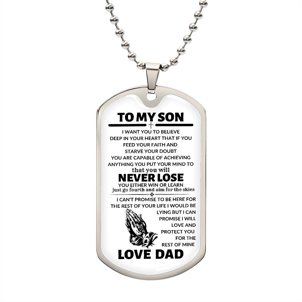 TO MY SON(FROM DAD)