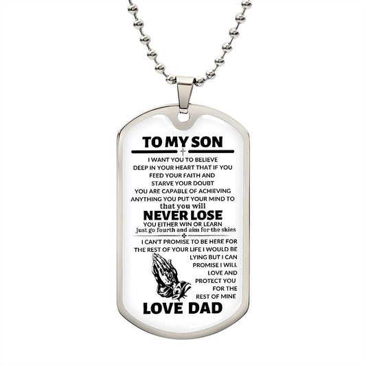TO MY SON(FROM DAD)