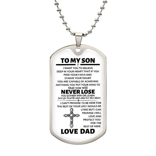 TO MY SON (FROM DAD)