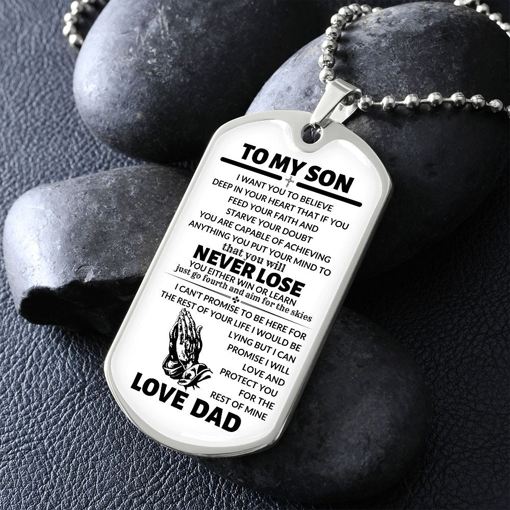 TO MY SON(FROM DAD)