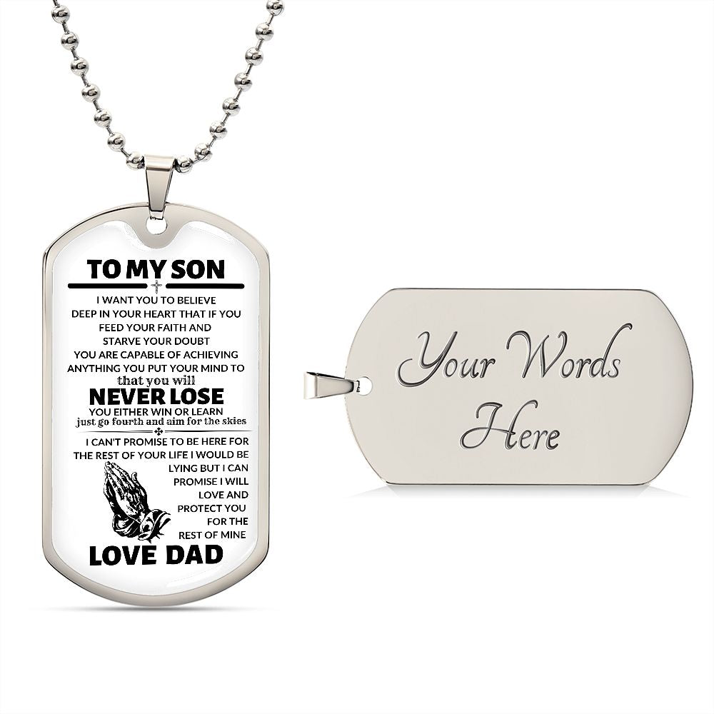 TO MY SON(FROM DAD)