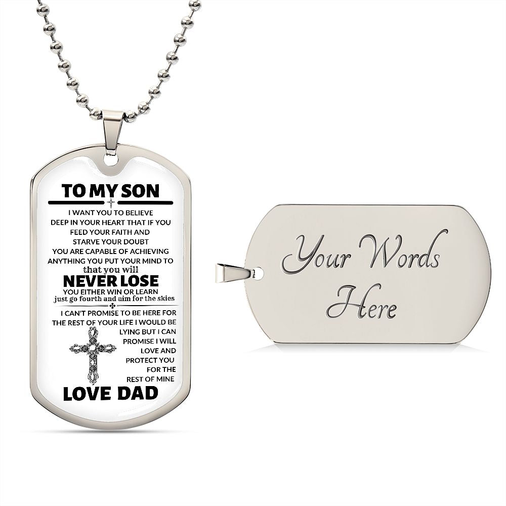 TO MY SON (FROM DAD)