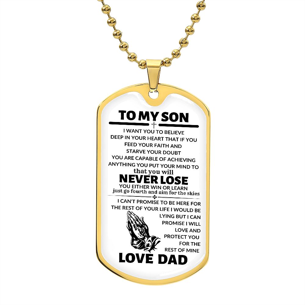 TO MY SON(FROM DAD)
