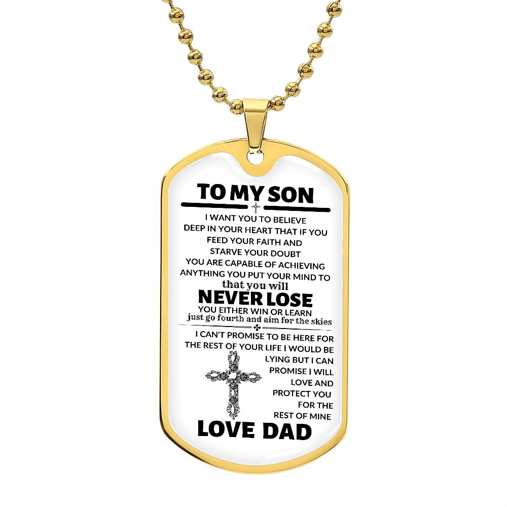 TO MY SON (FROM DAD)