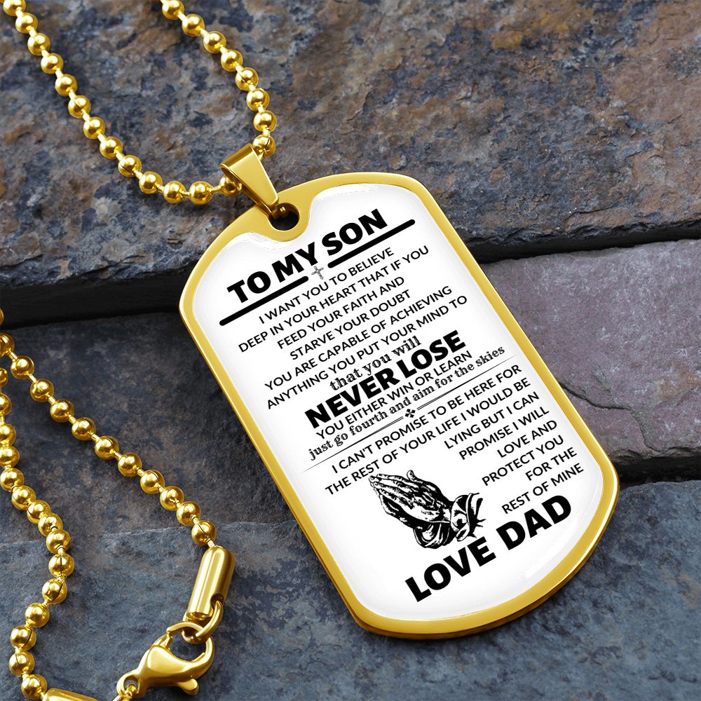 TO MY SON(FROM DAD)