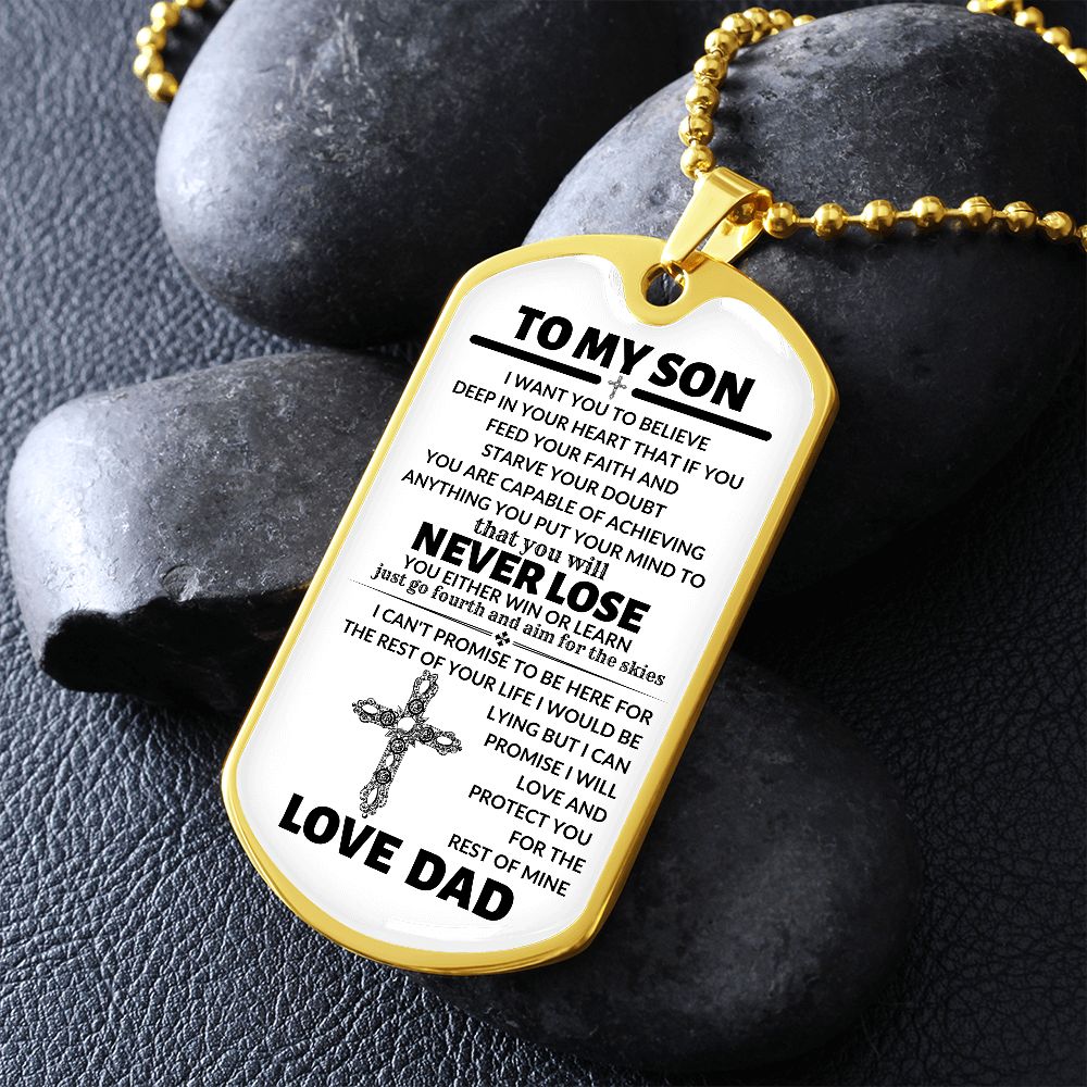 TO MY SON (FROM DAD)