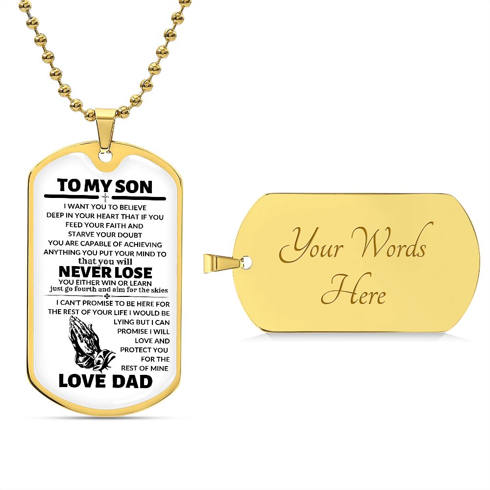 TO MY SON(FROM DAD)