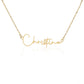 CUSTOME SIGNATURE NECKLACE