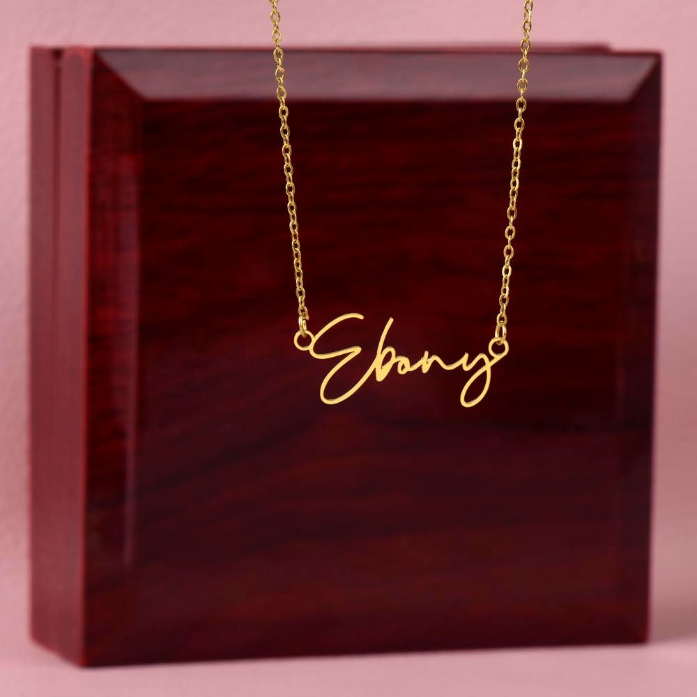 CUSTOME SIGNATURE NECKLACE