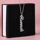 VERTICAL CUSTOM NAME NECKLACE