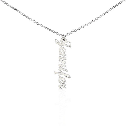 VERTICAL CUSTOM NAME NECKLACE